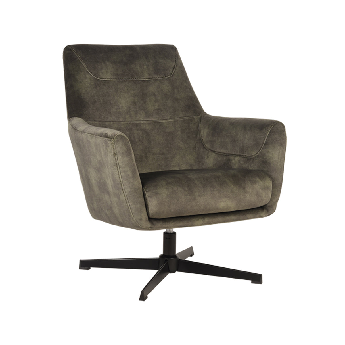 LABEL51 Fauteuil Toby – Trendy Velours – Chic Design